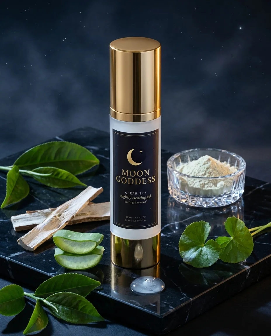 Clear Sky with willow bark, aloe, green tea and centella